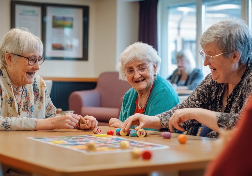 three-women-play-game-board-game-with-one-them-being-played